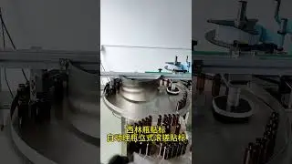 Automatic bottle sorting vertical penicillin bottle labeling machine