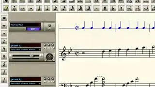 Finale Inedito - Como criar notas que atravessam dois pentagramas no software Finale.