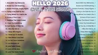 Hello 2026 Chill Vibe 4K ( Lyrics ) | Relax Song 4K | Nonstop | Blue Echo