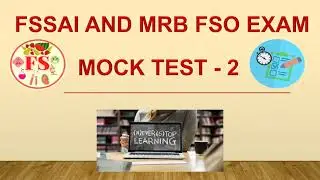 FSSAI MOCK TEST | SET-2 | CFSO/TO | TN MRB FSO EXAM | FOOD SCIENCE