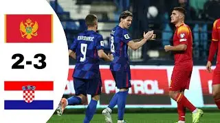 Montenegro VS Croatia 2-3 Highlights | European World Cup Qualifiers 2026