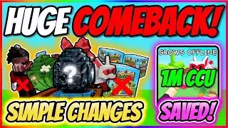 Grow A Garden COMBACK?! Here's How To EASILY Save The Game! (Devs PLEASE Listen)