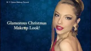Glamorous Christmas Makeup Look! #mvquinn #christmasmakeuptutorial
