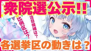 【時事】ついに衆議院選挙公示！各選挙区の情勢は？注目選挙区は？自民・与党は過半数とれるのか…！？