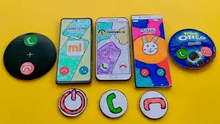Wireless Phone/ Xiaomi 13 Pro/ SAMSUNG/ OREO Circle/ SONY google duo, incoming call (stopmotion)