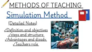 Simulation Method|Methods of Teaching|Detailed Notes|CET|Bsc Nursing 2nd year|University exam answer