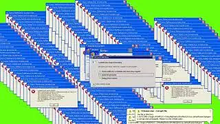 pc error green screen meme