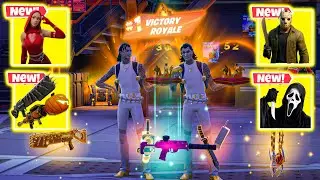 GHOST MIDAS DUO + GHOSTFACE vs ALL MYTHIC WEAPONS & MEDALLIONS (NEW! Fortnite Chapter 6)