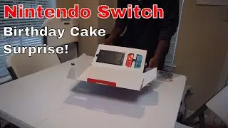 Nintendo Switch Cake Birthday Prank - Birthday Cake Surprise!