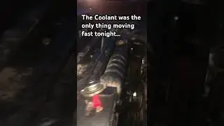 Evacuated that cooling system fast! #viral #fail #car #radiator #jeep #antifreeze #coolant