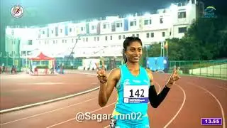 WOMEN'S 100M HURDLARS FINAL VIDEO 🚨 || 4TH SOUTH ASIAN ATHLETICS CHAMPIONSHIP 2025 #asian #viral 