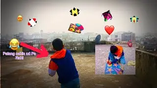 Bhavesh ka ghar pe patang udai 😀❤️
