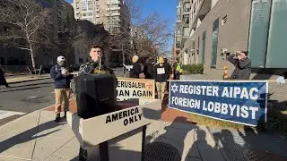 LIVE: Jake Lang Leads Demonstration Against AIPAC in Washington, D.C.