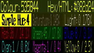 Colour Shower From 504000 to 540000