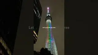 Tallest tower in Japan | Tokyo sky tree | Tokyo sky line | Tokyo by night #tokyotower #tokyocity