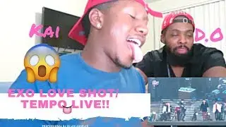 Exo Love Shot/ Tempo live medley reaction