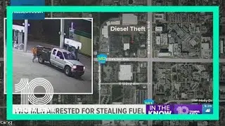 2 men arrested after allegedly stealing over 1,000 gallons of diesel fuel