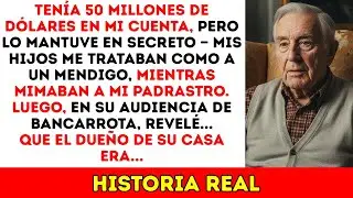 Tenía $50 Millones En Secreto: Los Chicos Me Trataron De Mendigo... ¡Hasta Que Revelé La Verdad!