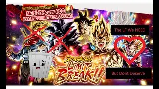[Dragon Ball Legends] Is the New Sparking Limit Break Banner Worth the CC??
