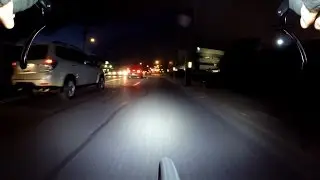 Bike Versus Car? Faster Average Speed? Night Commute BikeBlogger