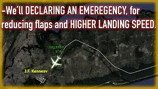 Emergency at JFK: Delta B767 Declares Hydraulic Failure and Executes Reduced Flap Landing. REAL ATC