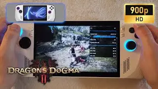 ASUS ROG Ally | Dragons Dogma 2 | 900p | AFMF - FSR3 - Medium settings