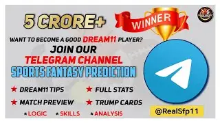 Sports Fantasy Prediction Telegram Channel
