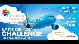 Fly for Kids - Virtual Pilots Charity Flight around the World Leg 2