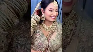 Kusum bana makeover engagement make up look  ￼