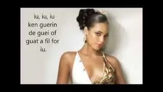 Alicia Keys -No One Pronunciacion