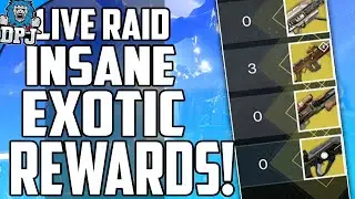 Destiny: INSANE RAID LIVE TEAM FUNNY REACTION! Most Exotic Drops So Far!!