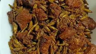 Mutton Kachnar Recipe./ Orchid Tree Vegetable Recipe with Meat, mouth watering recipe