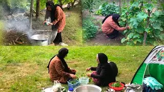 Village Life Daily | Making Traditional Ash Doogh by the Riverside