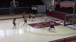Basketball Practice Drill: 4 on 4 War Rebounding Into 5 on 4!