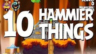 Angry Birds Seasons Hammier Things Level 1-10 Walkthrough 3 Star