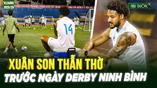 Xuân Son thẫn thờ ngồi ngoài; Dàn ngoại binh thị uy 1 loạt Skill cực nét trước ngày Derby