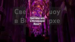 Шоу Light of creation c музыкой обладателя Эмми #вена #lightshow #австрия #церковь #emmywinner