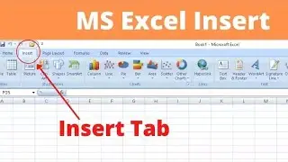 MS Excel Insert Tab Part 2/ Learning Skills With Inza Official