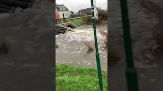 Noodpompen hoogwater Terheijden januari 2023