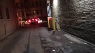 Walking the Alleyways of Chicago at Night
