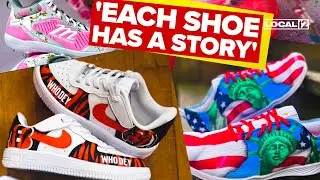 Ohio artist helps athletes stand out with custom-made cleats