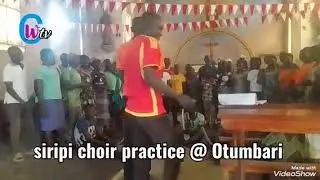 Siripi choir practice for Aripea Vicariate level on c-way tv 