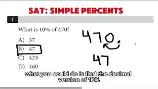 SAT Practice Test: Simple Percentages