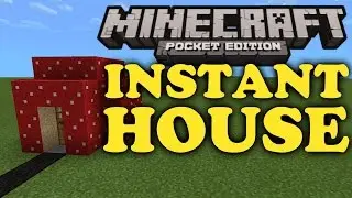 ✔ Minecraft PE: Instant House!