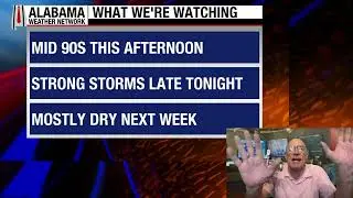 AWN Friday 9/5 6am Statewide Forecast from James Spann