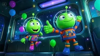 The Wheels on the Space Bus | Fun Space Rhyme for Kids | Nursery Rhymes & Songs for Children