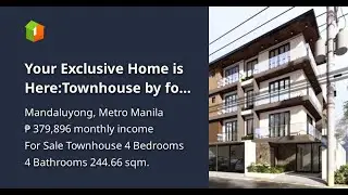Your Exclusive Home is Here:Townhouse by for Sale TransPhil Real Estate, Pay CASH get max discount