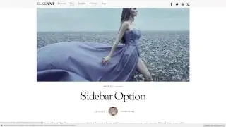 Elegant - Minimal Blog and Portfolio WordPress Theme