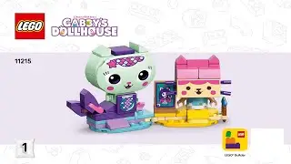 🛝 LEGO instructions 🛝 Gabby's Dollhouse 🛝 11215 🛝 Gabby's Brick&ndash;Built Cat Friends 🛝 Book 1 🛝