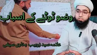 Wuzu Kin Cheezo say tut jata hai | By Syed Zohaib Bukhari Saifi
